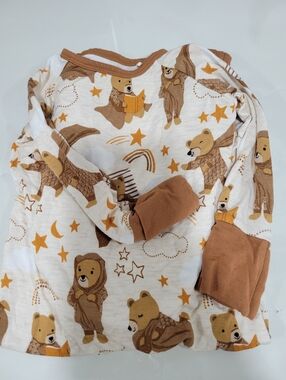 Little Sleepies Beary Sleepy Crescent Zippy